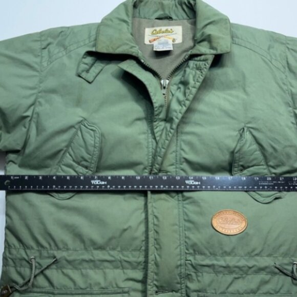 Cabela's Goose Down Field Jacket Mens Medium Fleece Lined Removable Hood READ - Picture 7 of 16